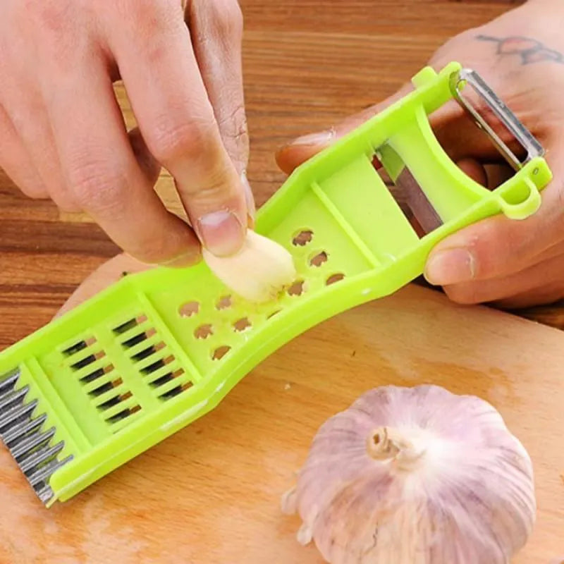 5-in-1 Vegetable Slicer – Multipurpose Kitchen Tool for Daily Cooking
