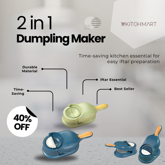 2-in-1 Dumpling Mould Kit – Quick & Easy Dumpling Maker