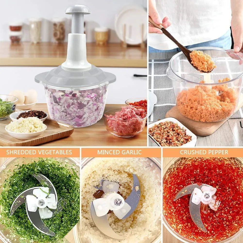 Manual Food Chopper – Fast, Easy & Mess-Free Chopping