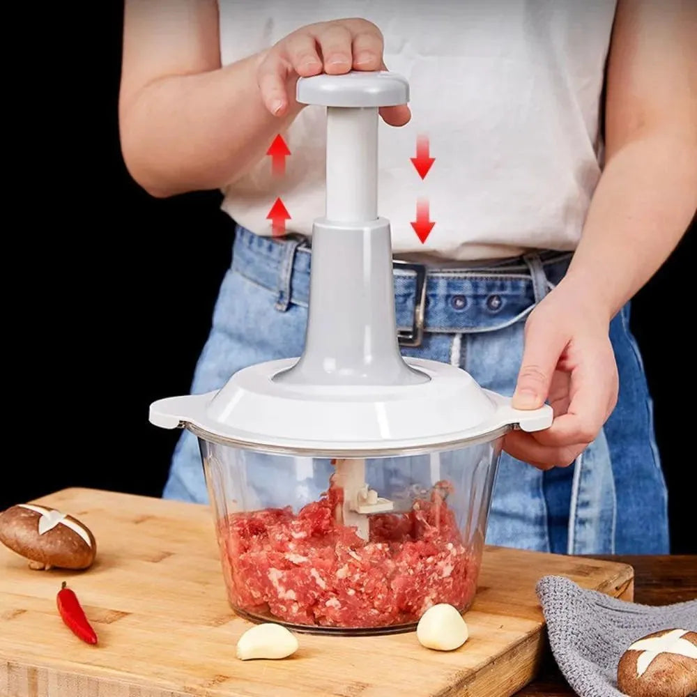 Manual Food Chopper – Fast, Easy & Mess-Free Chopping