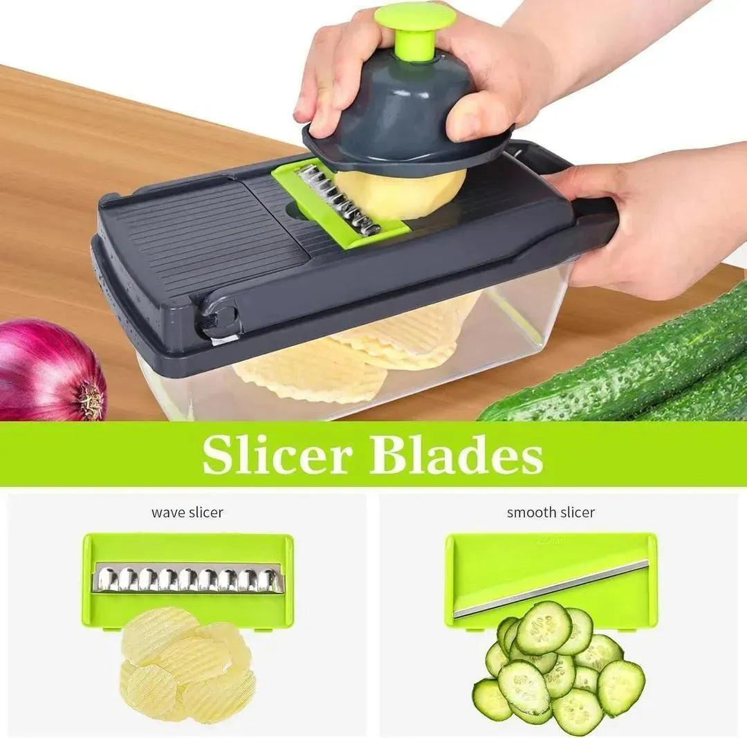 Multicolor Vegetable Cutter – Effortless Chopping for Everyday Cooking